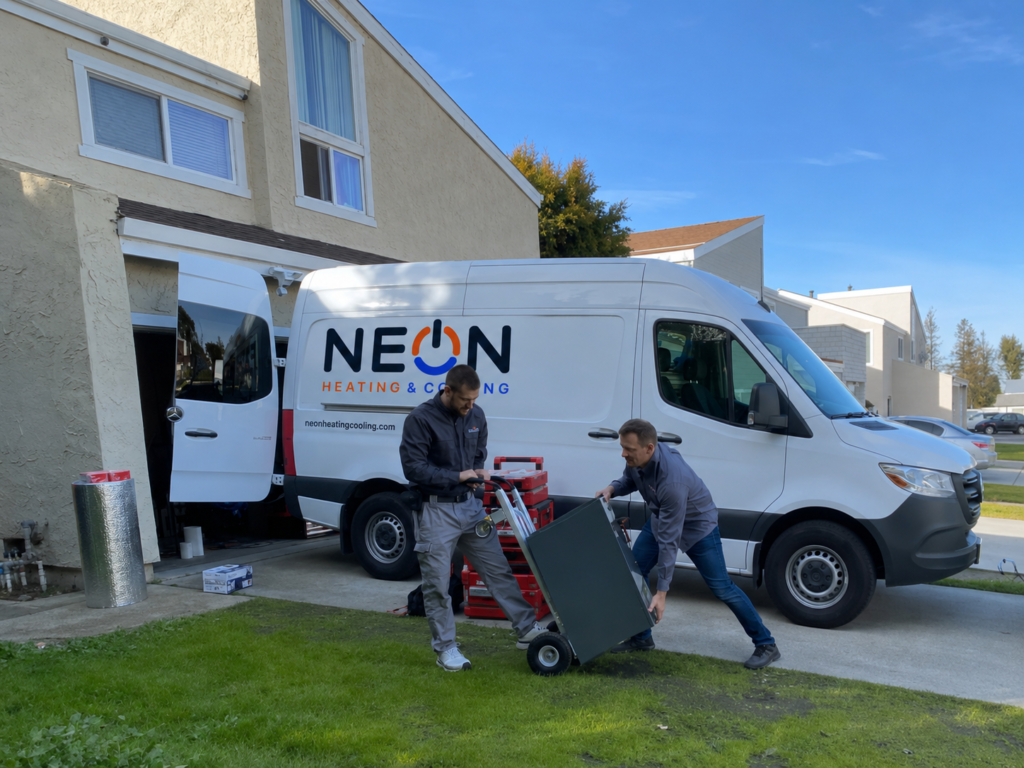 neon heating cooling services